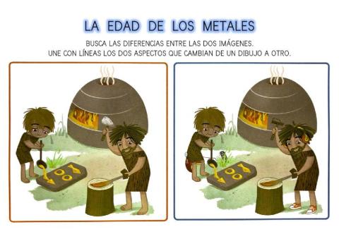 La edad de los metales. Diferencias.