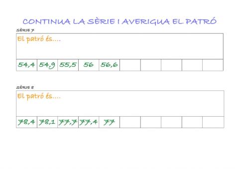 SÈRIES 7 i 8