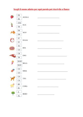 Scegli il suono corretto