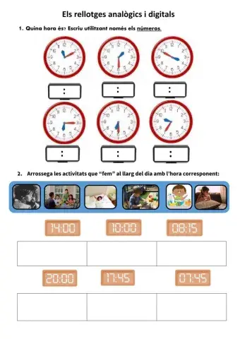 El rellotge analògic i digital