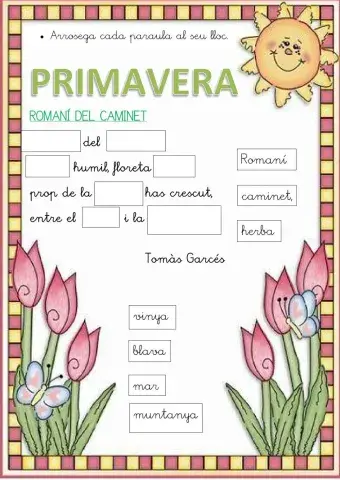 Poemes i dites de la primavera 2