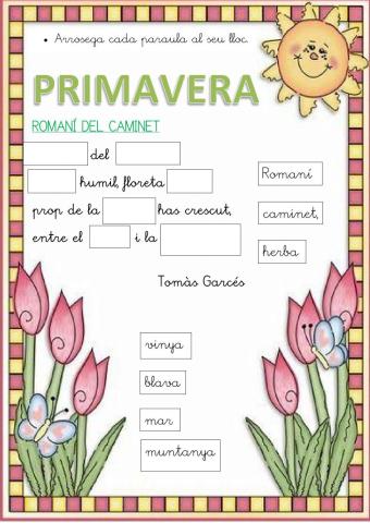 Poemes i dites de la primavera 2