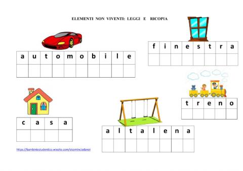 Elementi non viventi