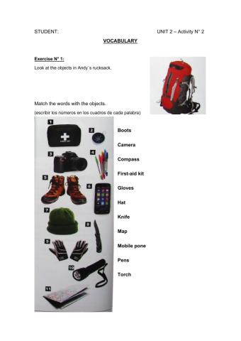 Vocabulary: everyday objects