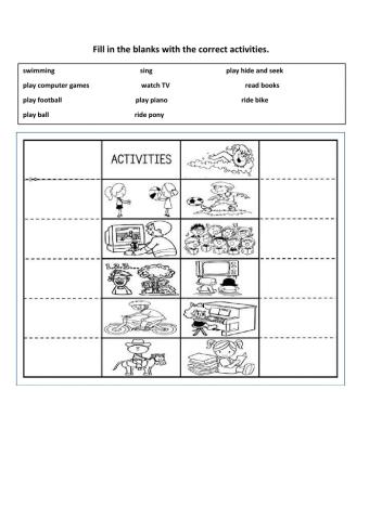 Free time activities