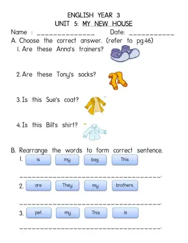 MOdule 5: My New House