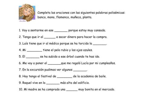 Las palabras polisémicas