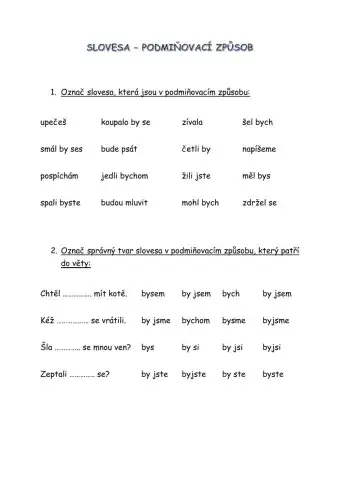 Podmiňovací způsob