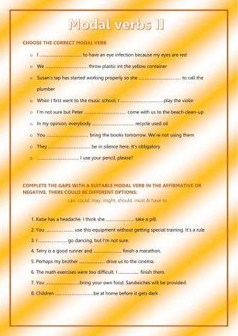 Modal Verbs II