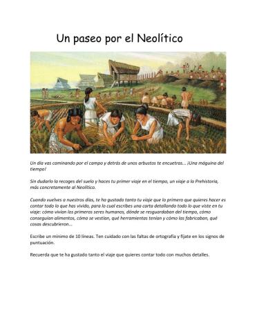 Un paseo por el Neolítico