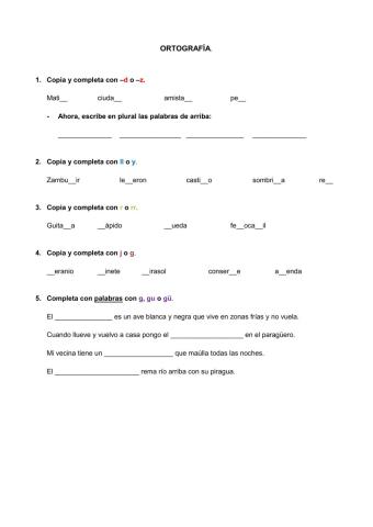 Ortografía 3