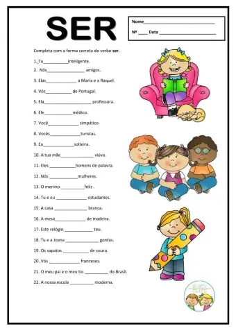 Verbo ser. Presente do indicativo.