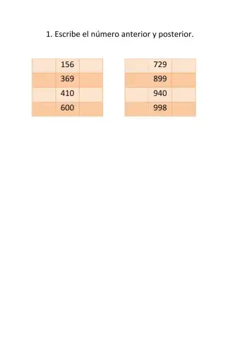 Anterior y posterior