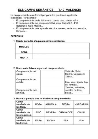 Els camps semàntics