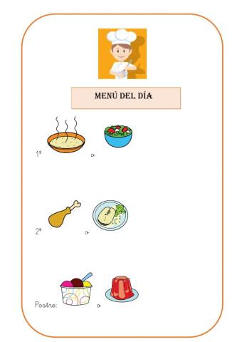 Menú del día