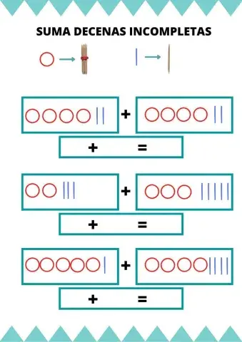 Sumas decenas incompletas