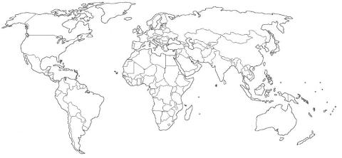 Mapa polític del món