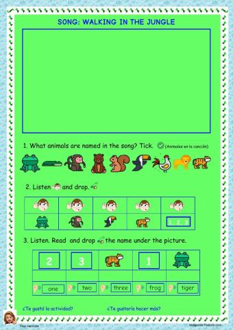 SONG WALKING IN THE JUNGLE