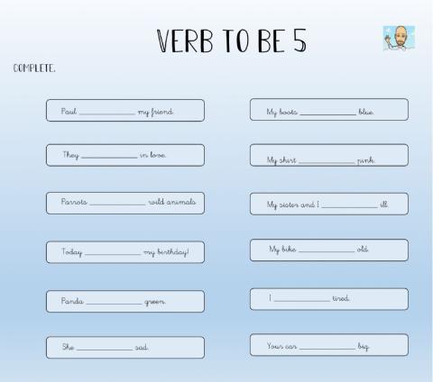 Verbo to be 5