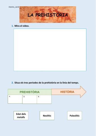 La prehistòria