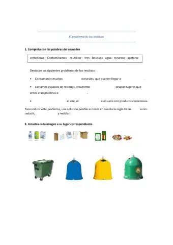 El problema de los residuos