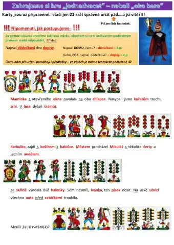 Určování pádů pod. jmen