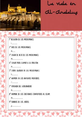 La vida en Al-Ándalus