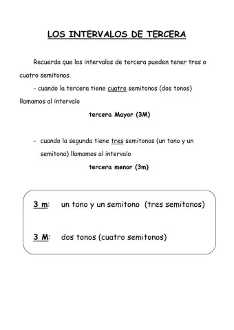 Intervalos de tercera