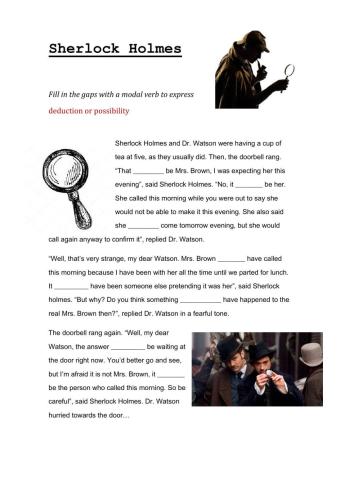 Sherlock Holmes. Reading