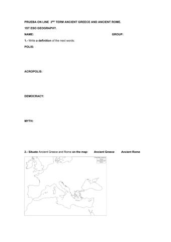 Ancient Greece and ancient Rome