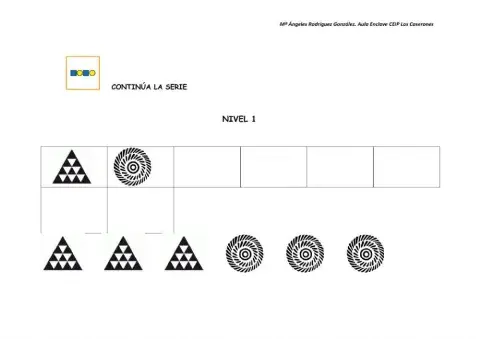 Razonamiento: continúa la serie