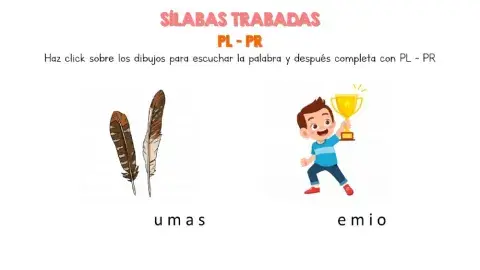 Sílabas trabadas PL-PR