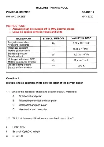 IMF and gases test 2