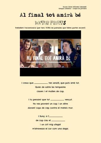 Al final tot anirà bé