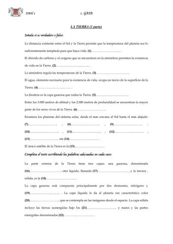 (1 ESO) La Tierra (1)