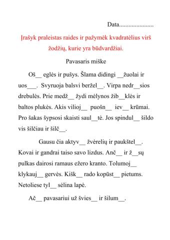 Būdvardžio kartojimas