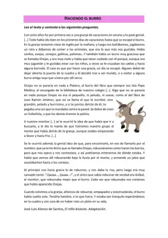 Comprensión escrita