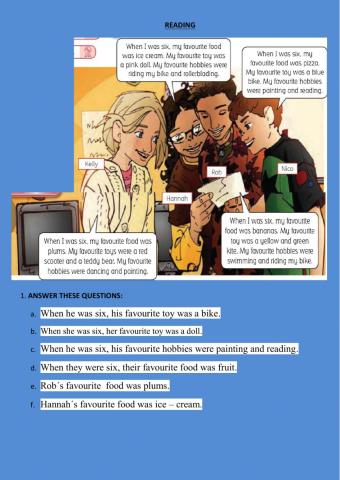 Reading comprehension