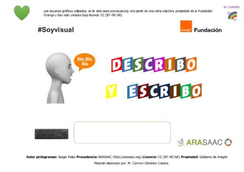 Describo y escribo