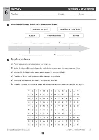 REPASO SOCIALES TEMA 6