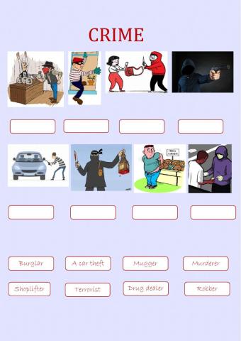 Crime vocabulary