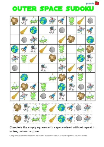 Sudoku from outer space