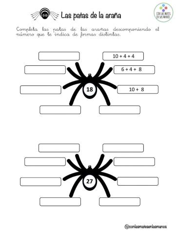 Las patas de la araña