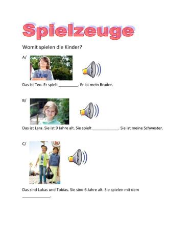Spielzeuge