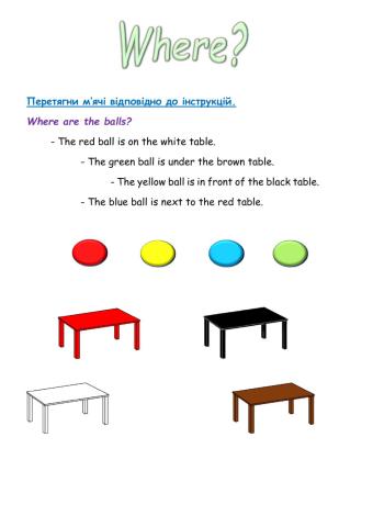 Prepositions of place