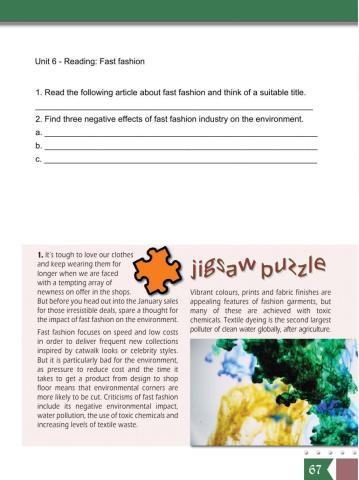 Reading: Fast fashion