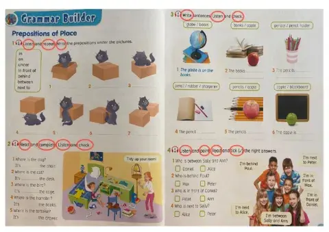 Prepositions of place