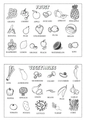 Fruit and Vegetables