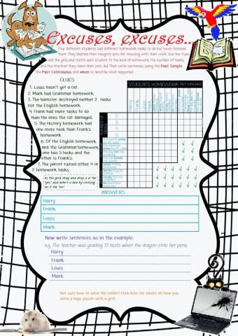 Excuses, excuses... Logic riddle