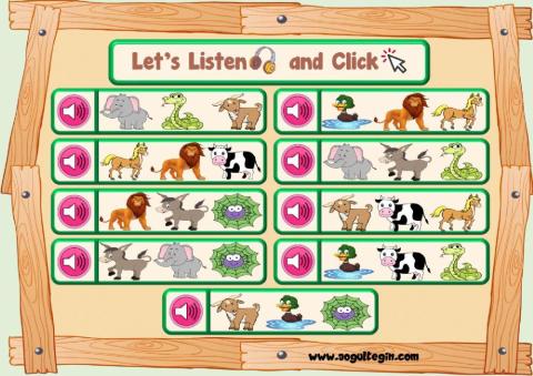 2.10. Animals - Let's Listen and Click